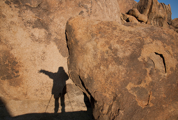 A Shadow on Stone - Alabama Hills