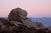 A Rock at Twilight - Bishop