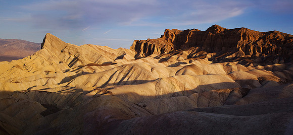 Golden Light at Zabriskie Point