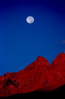 Moon Above the Red Peaks